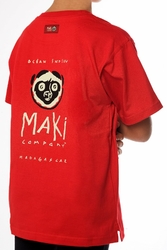 Maki Manches Courtes Enfant ROUGE