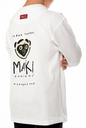 Maki manches longues Enfant BLANC