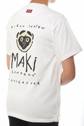 MAKI MANCHES COURTES ENFANT BLANC